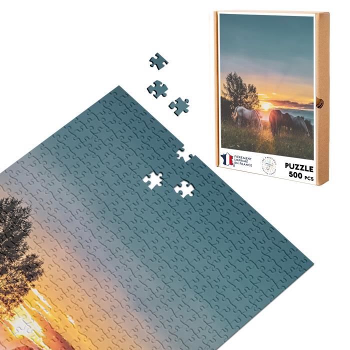 Casse-Tête Educa 500 Cheval au lever du soleil main image 0