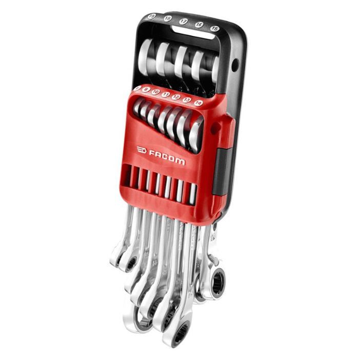 Facom Jeu de 12 Clés Mixtes à Cliquet - vue 2