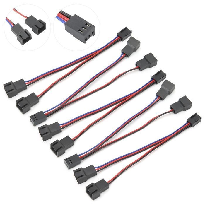 Câble adaptateur de ventilateur Câble d'extension de Répartiteur de