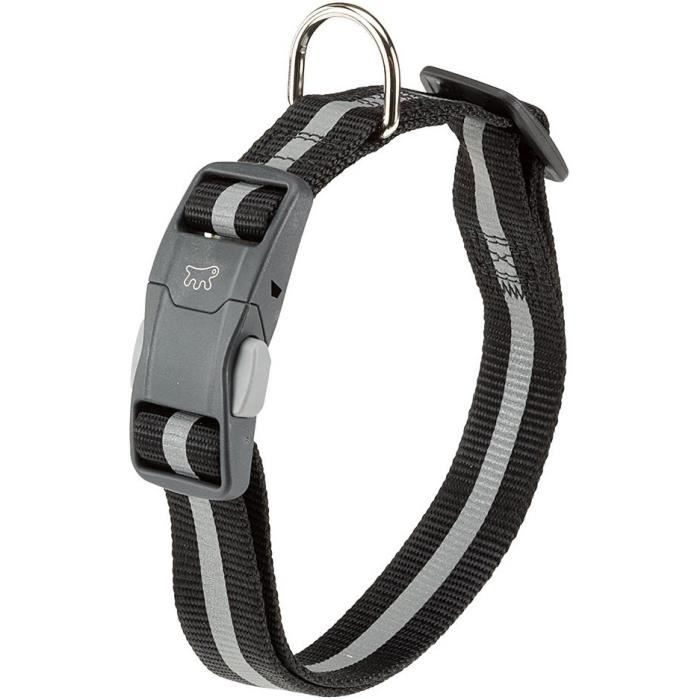 Comparer les prix de Ferplast collier pour chien Club Reflex 70 x 2,5 cm nylon noir