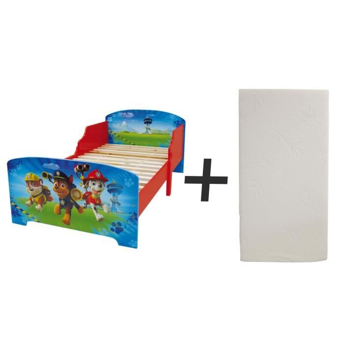 Chevet Pat'Patrouille Avec Tiroir - Fun House Bleu 33x30x36 Cm Pour Enfant