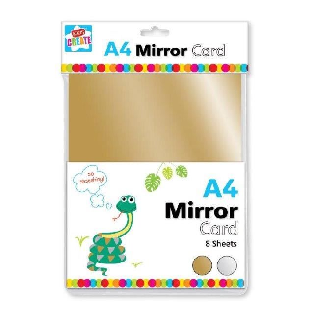 10 x A4 feuilles or miroir Shiny Carte