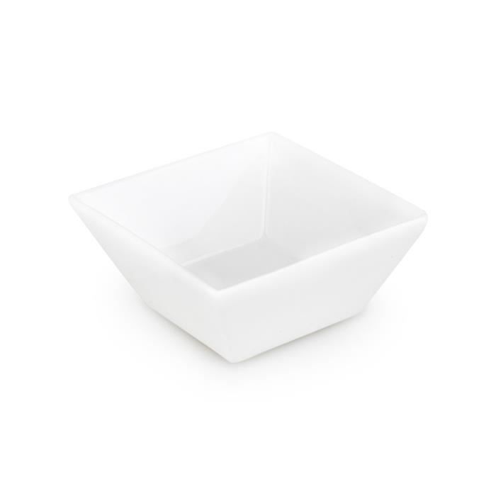 Whiteware Assiettes Coupe Rondes En Porcelaine Blanche 200Mm-Empilable Et Résistant Au Lave