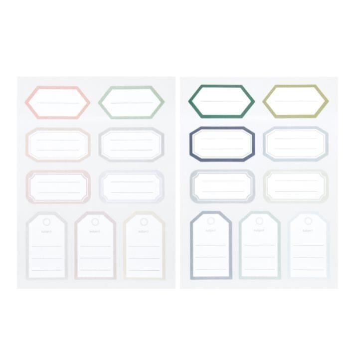 152 étiquettes écrivables Imperméables Glarks – 10 Couleurs, 8x16 Cm, Avec Chaînes | En PVC, Pour Emballage, Stockage, Cadeaux | Marqueur Inclus