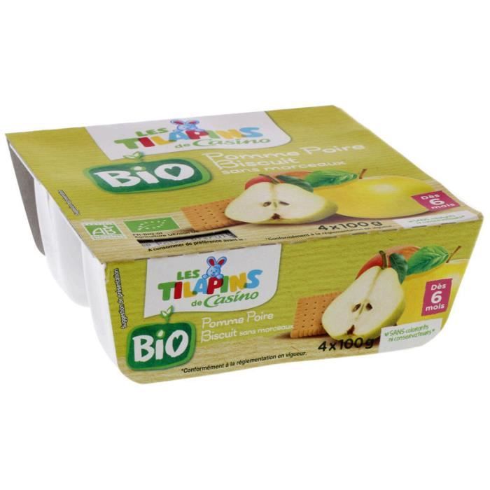 Les Tilapins Pomme Poire Biscuit 4x100g Bio Achat Vente Compote Dessert Fruite Les Tilapins Pomme Poire Biscuit 4x100g Bio Cdiscount Pret A Porter