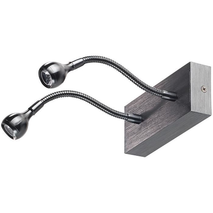 salon Applique murale Liseuse LED salle détude,Noir Lampe de chevet de lecture 2 en 1 Blanc chaud 3000K Lampe Murale Interieur avec 2 Interrupteur Lampe de Lecture à flexible pour chambre salon Applique murale Liseuse LED salle détude,Noir Lampe de chevet de lecture 2 en 1 Blanc chaud 3000K Lampe Murale Interieur avec 2 Interrupteur Lampe de Lecture à flexible pour chambre