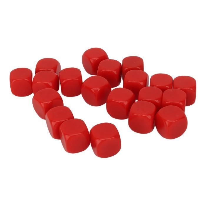 Lot De 3 Dés Modificateur Positif – 16 Mm – Rouge Et Noir – Pour Jeux De Rôle Et Jeux De Société