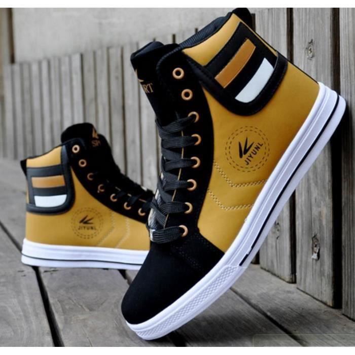 Chaussure montante jaune sales