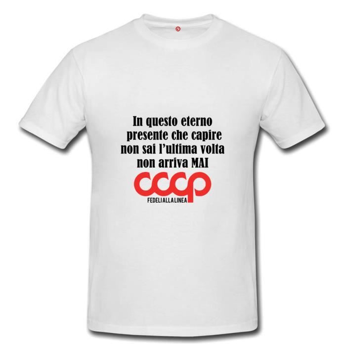 T shirt cccp fedeli alla linea clearance