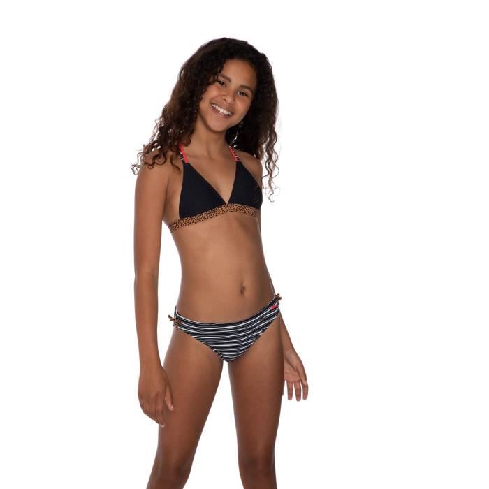 Maillot de bain 2 pieces triangle fille Protest Florida true black 4 ans Cdiscount Sport