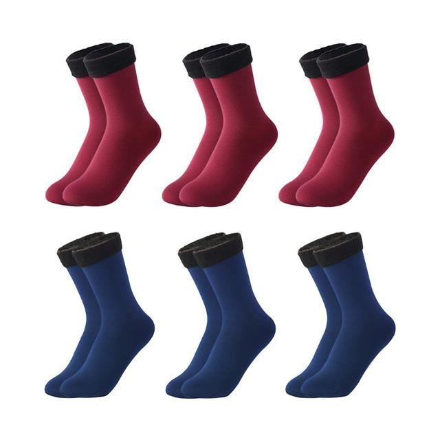 Chaussettes Thermiques D'hiver Slumber Hut - Lot De 4 Paires - Pour Ski, Extérieur - Adultes Et Enfants, Plusieurs Tailles