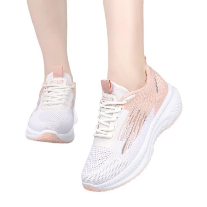 Basket Femme Respirantes Chaussures Running Marche Sport Travail Sneakers  Femme Confort Running Marche Casual Fitness Sneakers - Q2 - Cdiscount Sport
