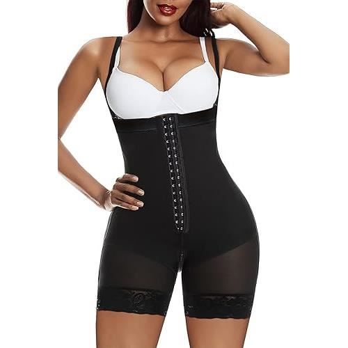 Shapewear Femme Gaine Ventre Plat Invisible Amincissante Zipper Body