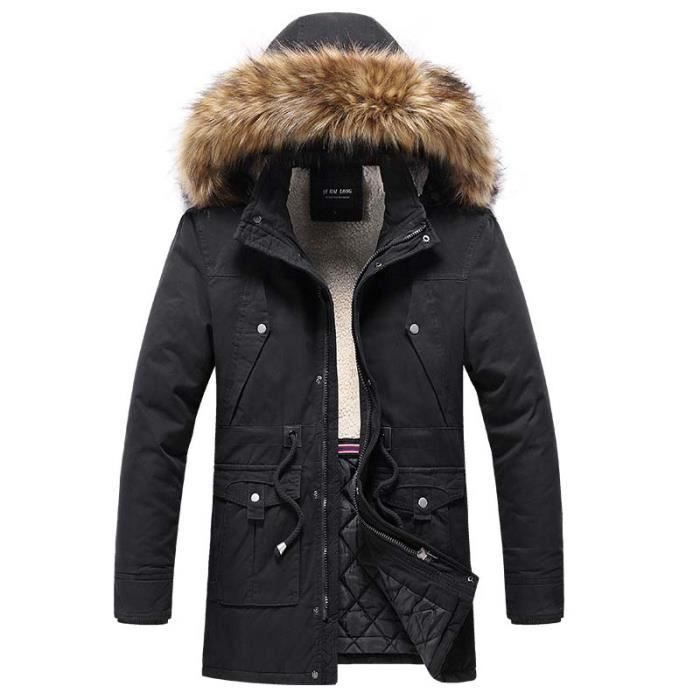 Parka grosse fourrure homme shop