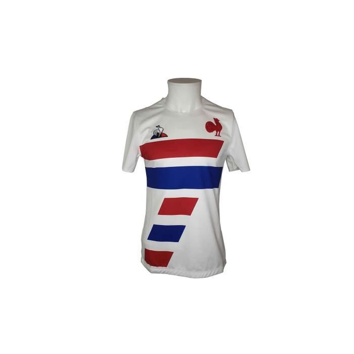 Maillot rugby a 7 France exterieur 2019 2021 adulte Le Coq Sportif Taille S Cdiscount Sport