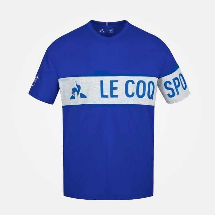 Tee shirt coq sportif bleu blanc rouge new arrivals