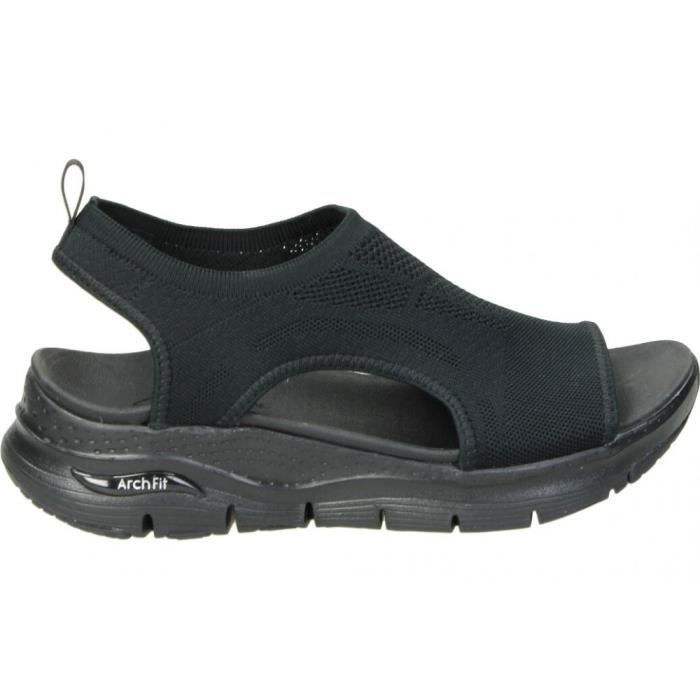 Sandales SKECHERS 119236-BBK pour femme Noir Scratch Noir