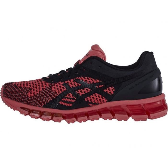 Basket Asics Gel Quantum 360 - T778N-7690 - Rose - Noir - Femme - Intensif - Running