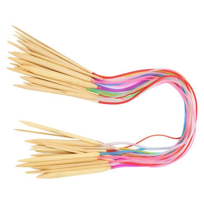 TOPINCN Aiguilles à Tricoter Circulaires Avec Câble