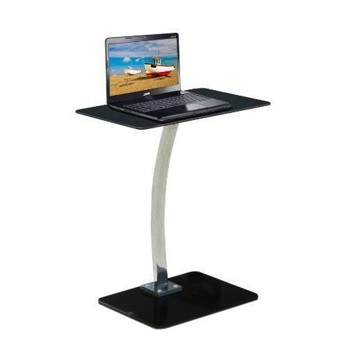 Premier Support Table D Appoint Pour Ordinateur Portable En Verre