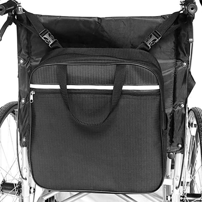 Wivmypog Housse d'accoudoir de Fauteuil Roulant (Paire), Coussins pour accoudoir de Fauteuil Roulant avec Mousse à mémoire de Forme pour chaises de Bureau/de Transport, Scooters (Noir