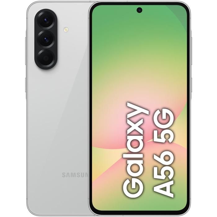 Samsung Galaxy A56 5G 8 Go/256 Go Gris (Awesome Light