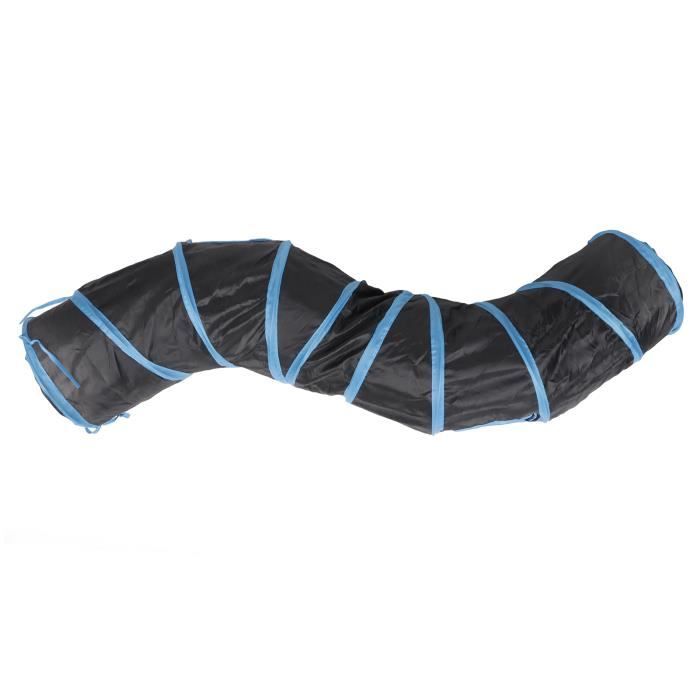 Meilleurs prix pour SURENHAP Tunnel pour chat en forme de S Tunnel pour Chat pour Chats D'intérieur, 121 Cm de Longueur en Forme de S animalerie jouet
