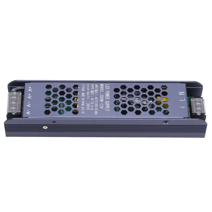 Alimentation 12V 180W - Transformateur AC/DC Pour LED, Imprimante 3D Et Plus - 15A