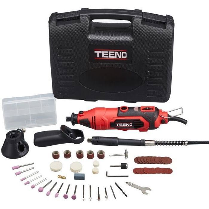 Mini outil rotatif - TEENO - Avancé - 135 W - 8 000-33 000 trs/min - 85 accessoires
