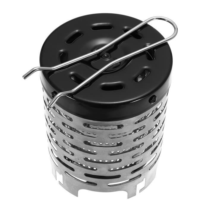 Mini 1pc POELE Camping Chauffe Chauffe R/échaud Portable Tente Chauffage Couverture pour Camping en Plein air Randonn/ée Voyager sans br/ûleur /à gaz