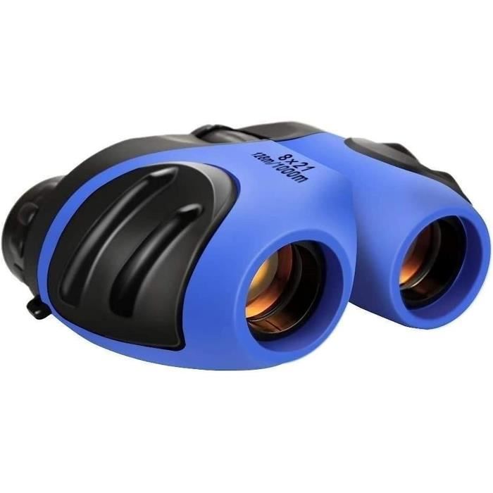 Jumelles Compactes 8x21 pour Adultes et Enfants - Télescope de Voyage Pliable Léger avec Sac de Transport / Parfait pour l'Observation des Oiseaux, Concerts, Randonnées et Événements Sportifs