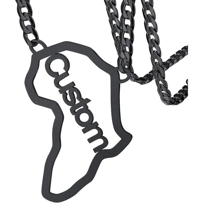 Collier Chaîne Argenté 40,6 Cm Avec Pendentif Clé – Acier Inoxydable Hypoallergénique