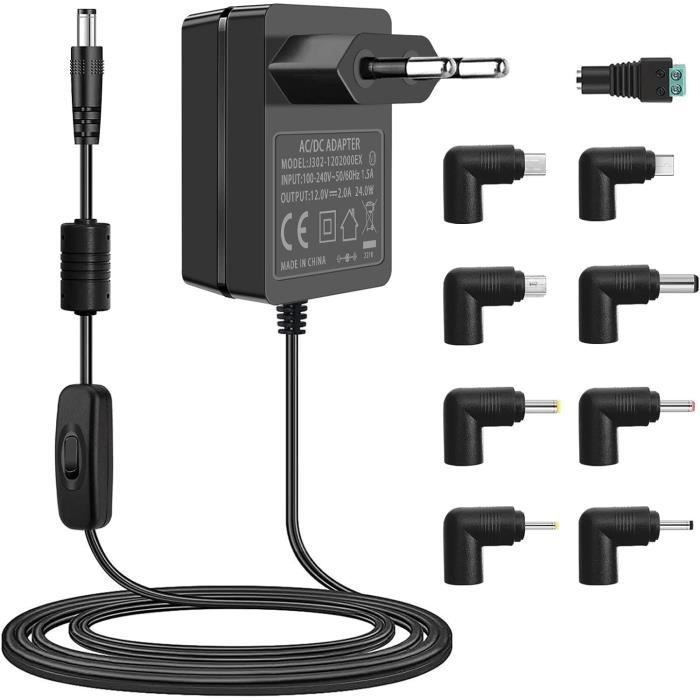 Adaptateur Secteur Alimentation Chargeur 12V pour Batterie électronique Yamaha DTXPLORER
