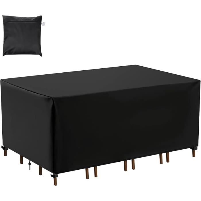 Housse Table Jardin Imperméable Housse De Protection AJALGZ Pour Salon De Jardin - 240x85x70 Cm