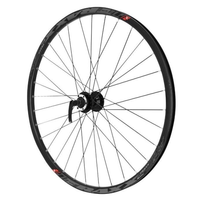 Roue avant oeillet moyeu 6 trous rayon jante Velox Traxx21 Disc Tubeless Ready Disc 21C 32 - noir - 27,5\