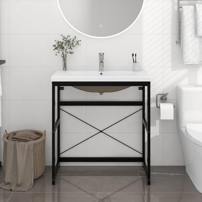 vidaXL Cadre lavabo Fer - vue 4