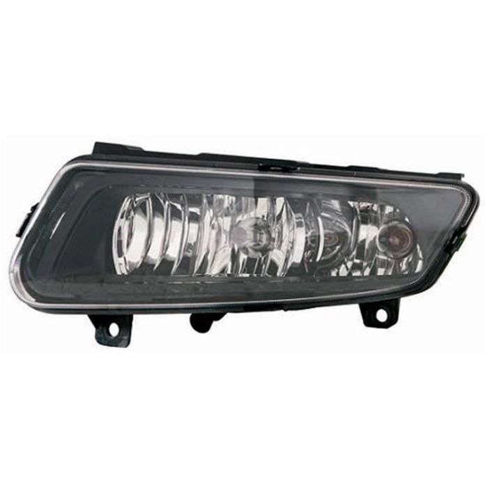 Feu antibrouillard avant droit pour VOLKSWAGEN POLO V ph.1 2009-2014 H8 noir GT