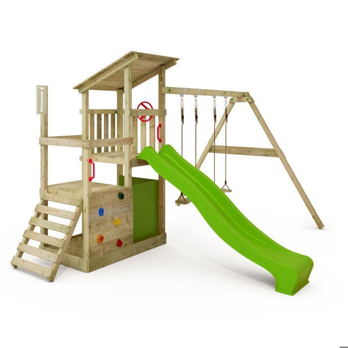 Cofomaison 3 en 1 3 en 1 Toboggan Enfant avec Balançoire Aire de jeu  Intérieur Maison bleu - Cdiscount Jeux - Jouets