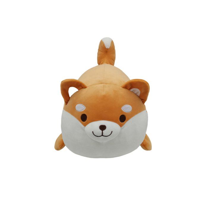 Peluche Shiba Inu Grasso 30 Cm – Morbido Cuscino A Forma Di Cane, Adorabile E Abbracciabile