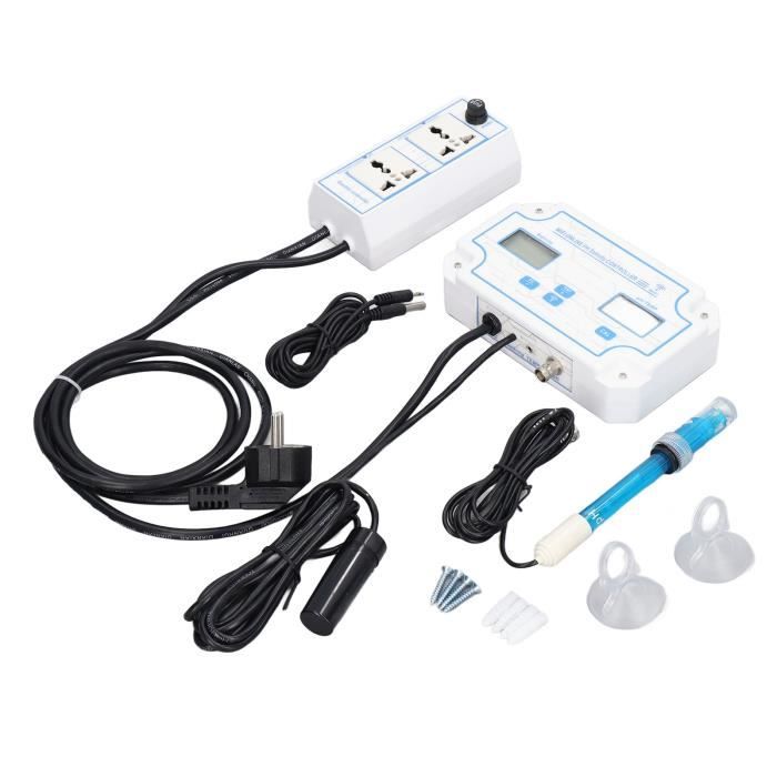 Testeur Numérique 5 En 1 Pour Piscine Eau Salée - Mesure PH, Sel, TDS, EC, Température, Avec étalonnage 12,88 MS/cm - 11