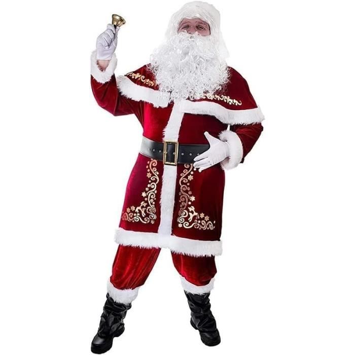 Costume de pere cheap noel grande taille