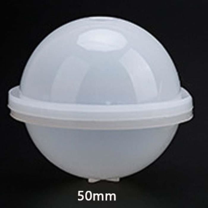 Kit De 3 Moules à Bougie En Silicone - Formes Boule Spirale, Goutte De Pluie, Rouet - DIY Bougies Maison