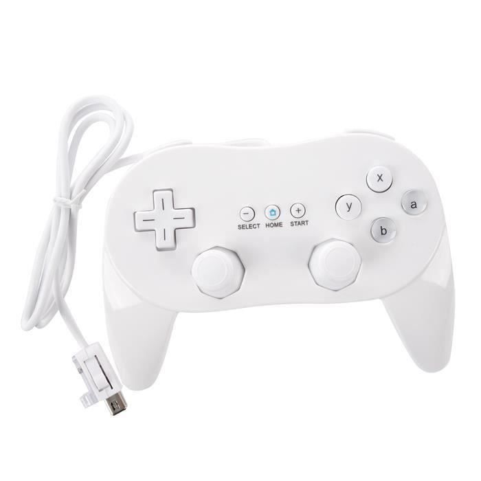 console classique controller controleur remote pour nintendo wii blanc b02595 kbt79465