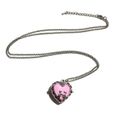 Collier Sautoir Bola de grossesse – pendentif cœur avec Love - Chaîne argenté avec grelot forme cœur – idéal cadeau de grossesse-1