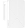 Étui pour Samsung Tab S9 Ultra Support Vidéo Original Smart Book Cover Blanc-1