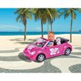 Poupée Evi Love Beetle - SIMBA - Mini poupée avec cabriolet - Accessoires inclus-1