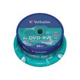 DVD-RW Verbatim 4.7 Go (120 min) 4x - 25 supports - argent mat - spindle-1