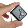 Mini traceur GPS de poche pour suivi de personnes ou de biens - YONIS - Noir - Fonction SOS et micro espion GSM-1