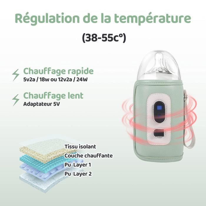 Biberons # Chauffe Lait Portable Eau Chauffe Aliments Température Contro  Bouilloire Électrique Pour Voiture Voyage En Plein Air 230728 Du 47,93 €