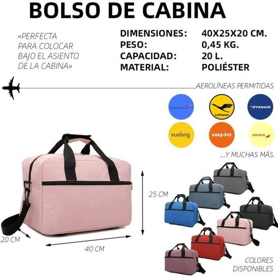 40 x 20 x 25 cm bagage online